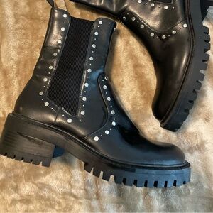 ZARA studded booties